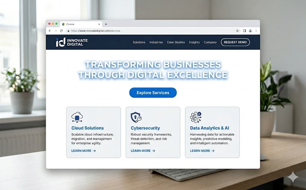 Apex Digital Solutions website screenshot